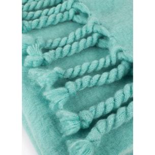 Sciarpa Liscia con Frange Spesse