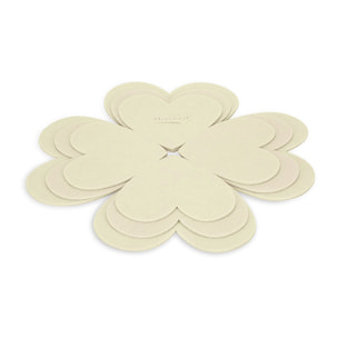 Lot de 3 intercalaires cuisson 24/28/32cm en feutrine crème