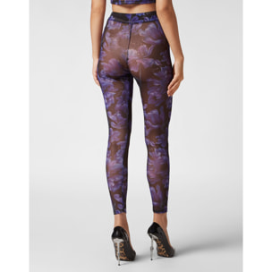 PHILIPP PLEIN Leggings FLOWERS