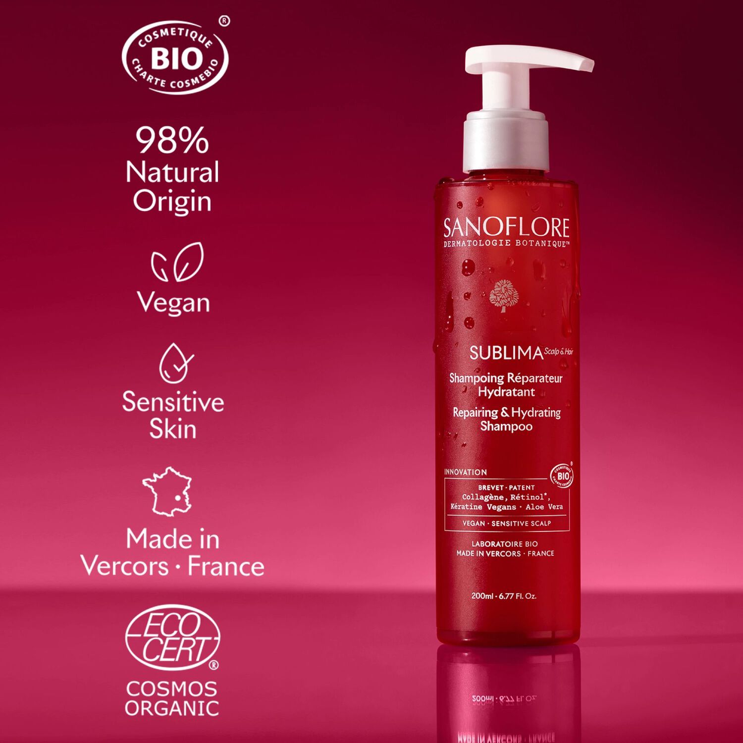 Sublima - Shampoing Réprateur Hydratant