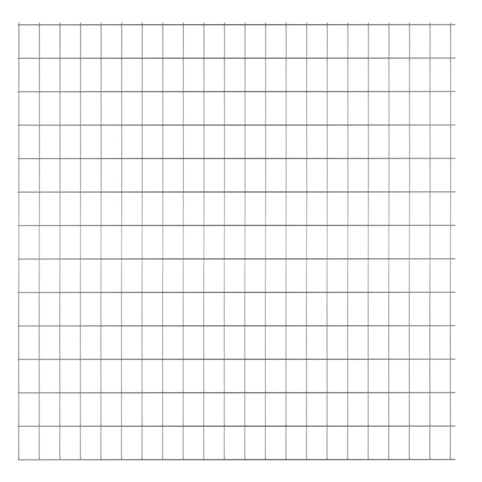 Rotolo Rete Metallica Per Recinzioni 25 M Zincata Elettrosaldata Rigida Maglia 75 x 50 mm Per Giardino Orto Piante Spazi Esterni (125 Cm)