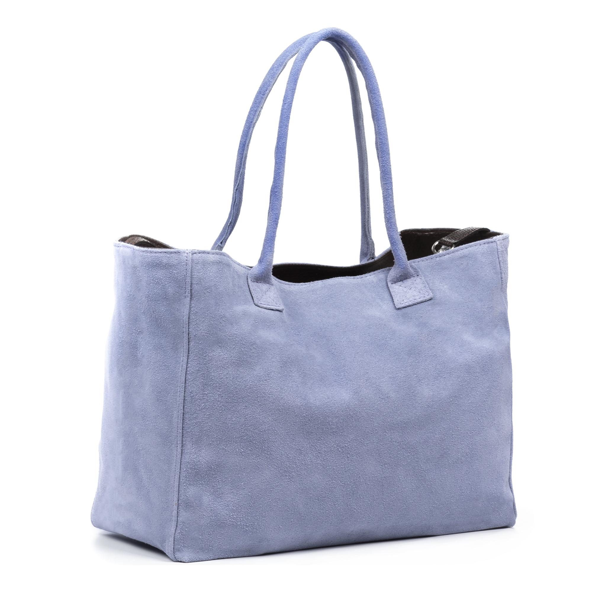 Annagrazia Borsa Shopper Donna.Vera Pelle Scamosciata