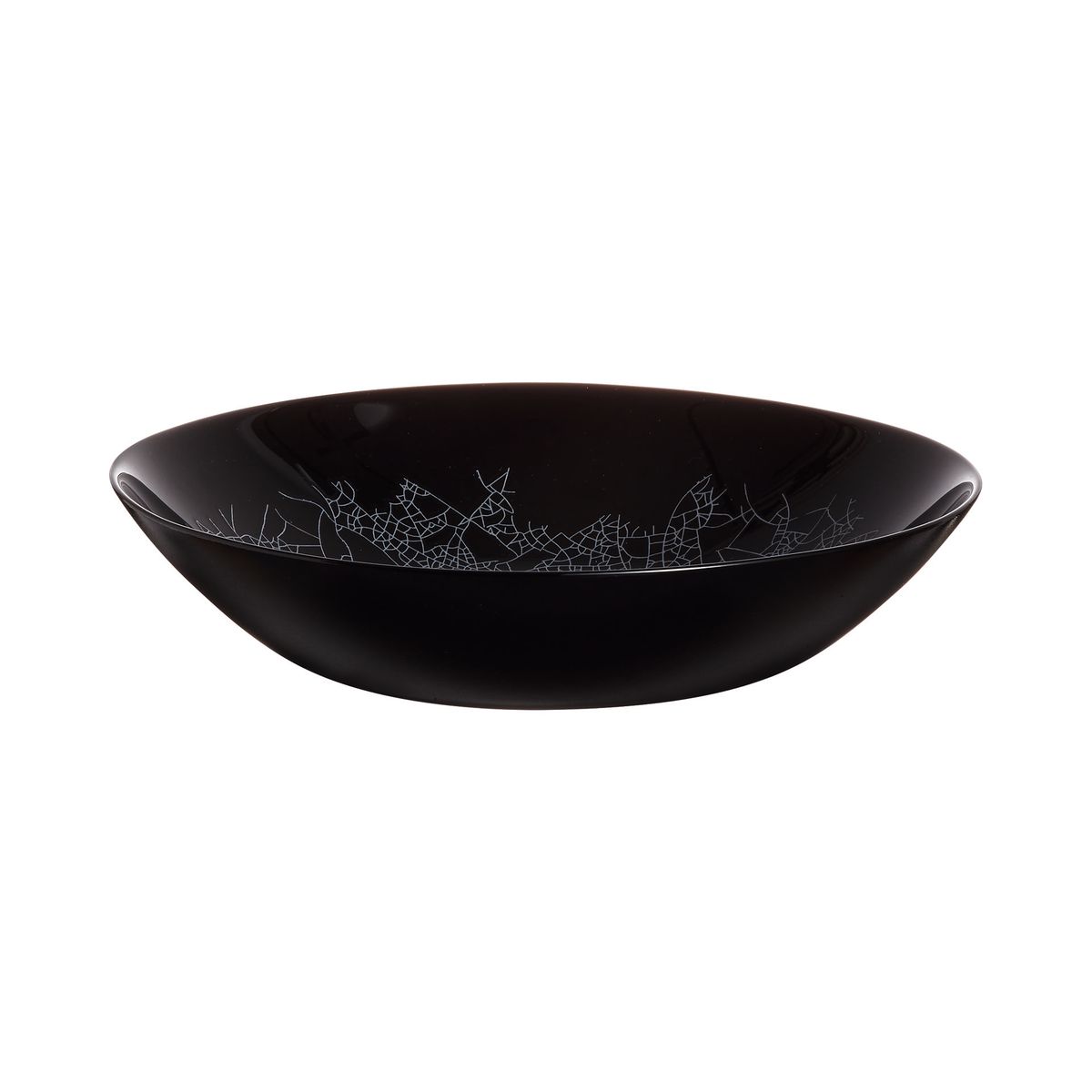Assiette creuse noire 20 cm Zoe - Luminarc