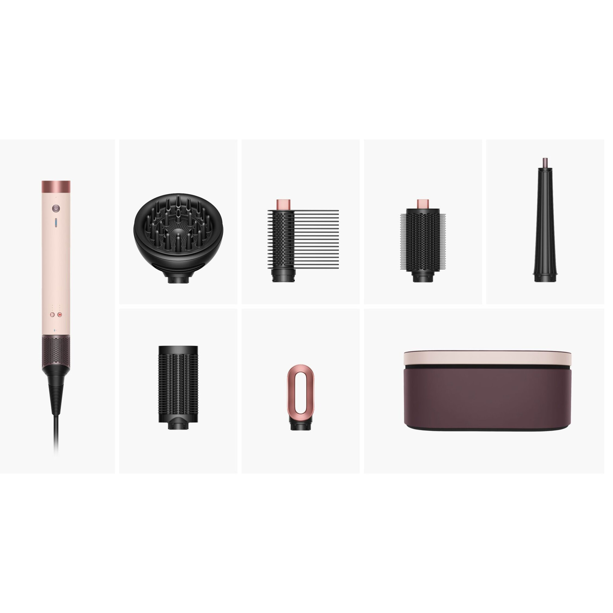 Styler asciugacapelli Dyson Airwrap Co-anda2x™ - Mossi e ricci (Cipria/Oro rosa)