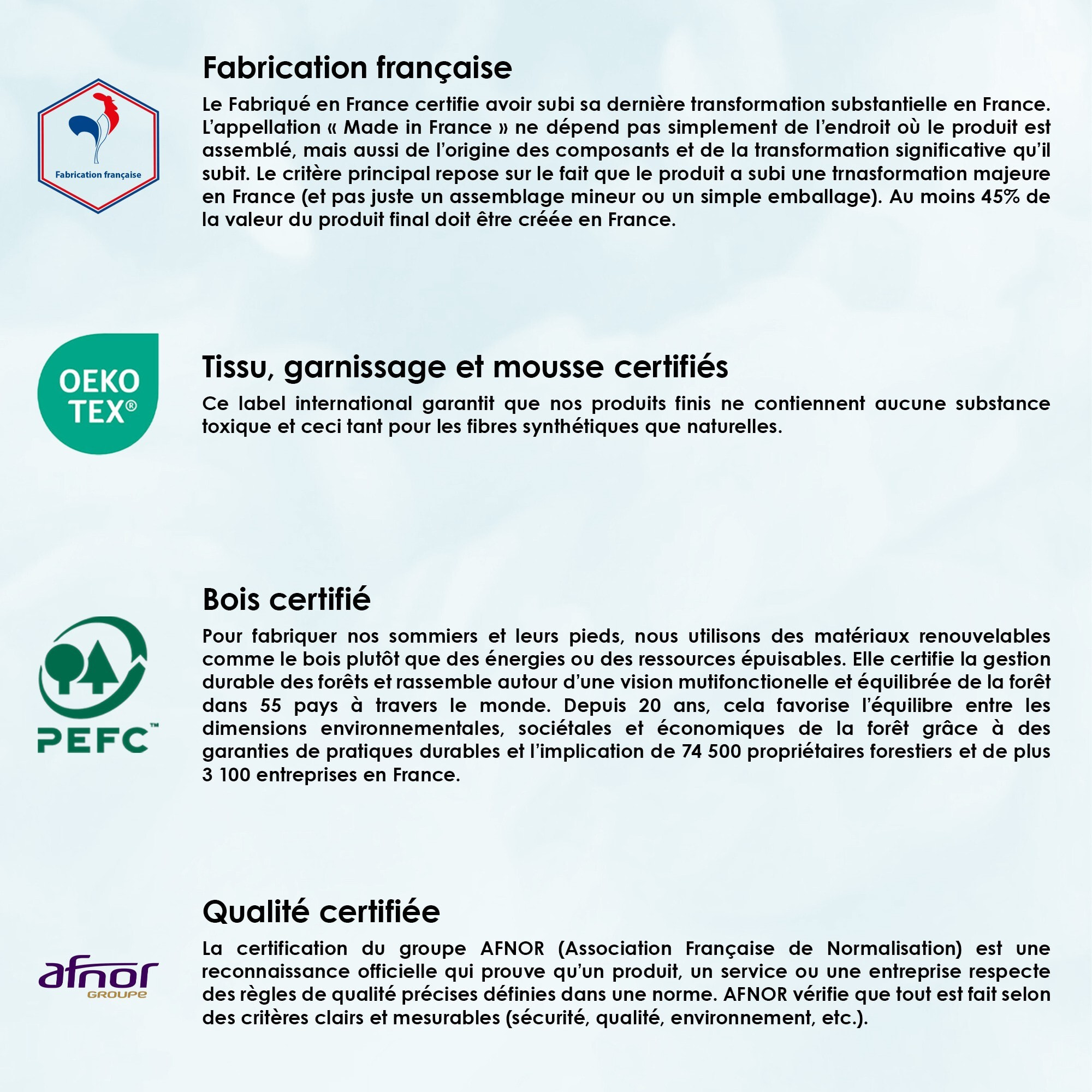 Sommier tapissier à lattes fixes taupe, couchage ferme, soutien optimal