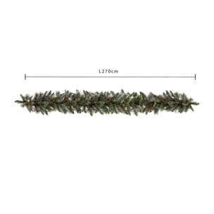 Festone con pigne 200 tips - Pezzi 1 - VERDE - Bianchi Dino SpA