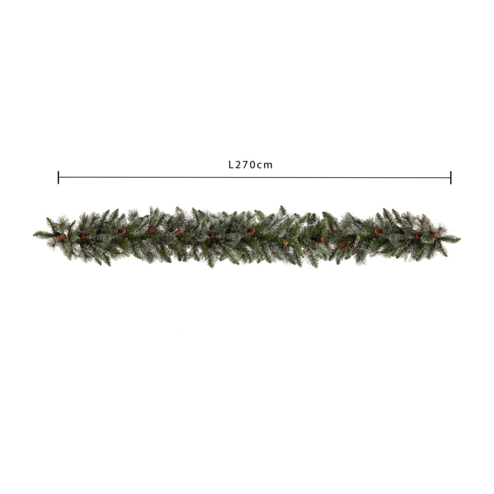 Festone con pigne 200 tips - Pezzi 1 - VERDE - Bianchi Dino SpA