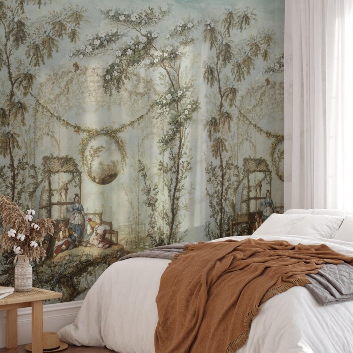 Carta da Parati Rococò Francese