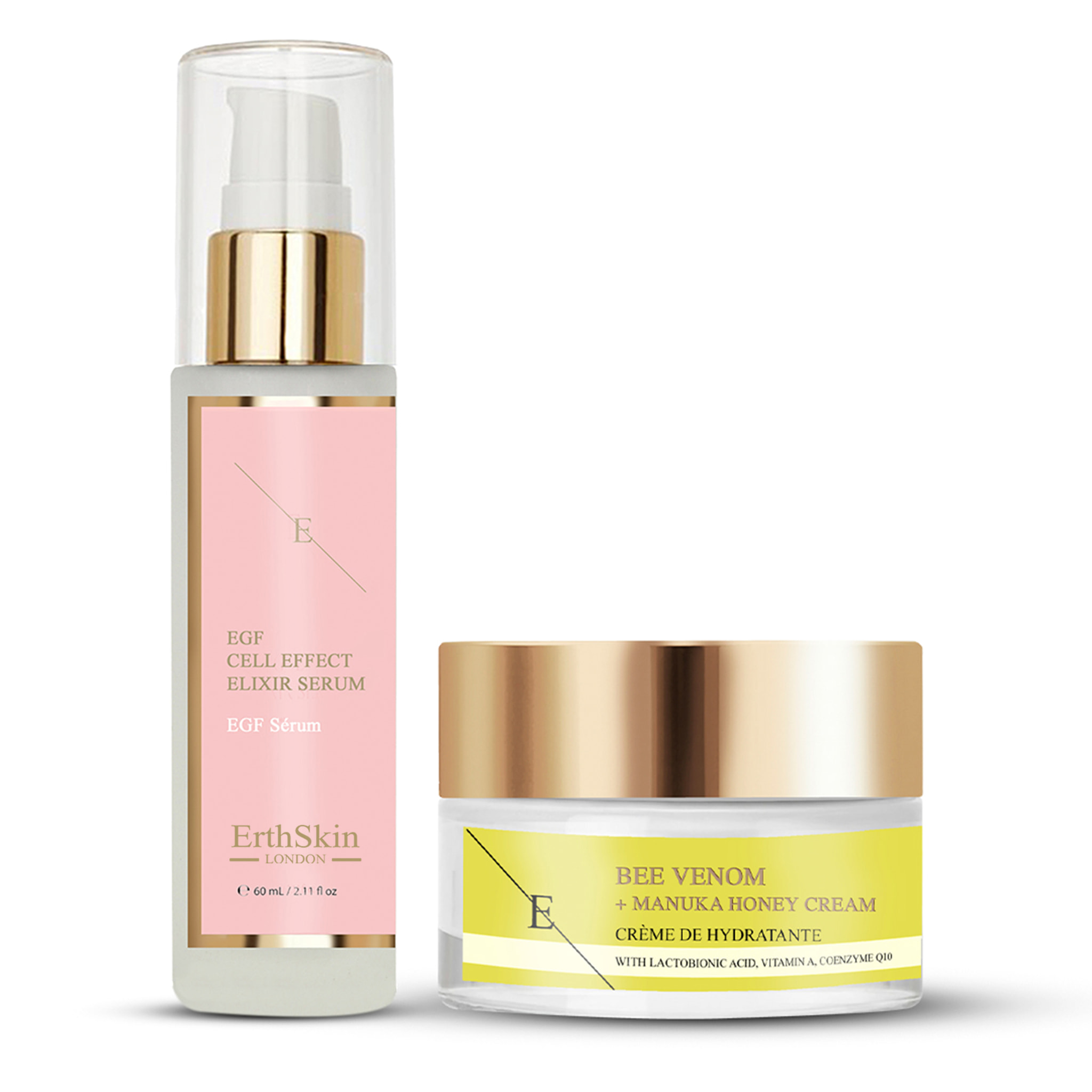Veneno de abeja + Crema de miel de Manuka + SERUM EFECTO CÉLULA EGF