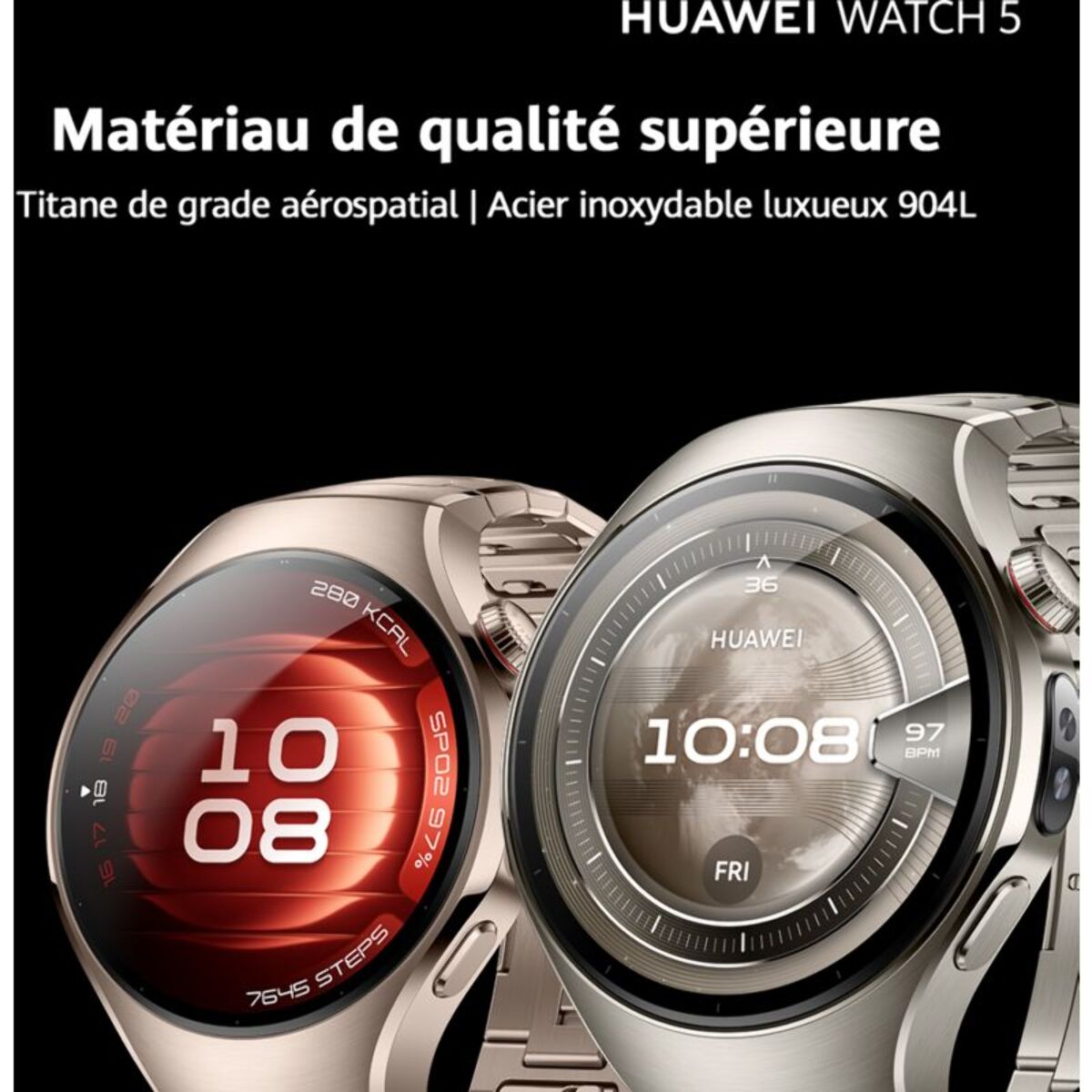 Montre connectée HUAWEI Watch 5 46mm Titane