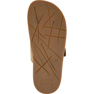 Sandalias - CAMPER Lluc Sandal - Marron - Cuero de gamuza