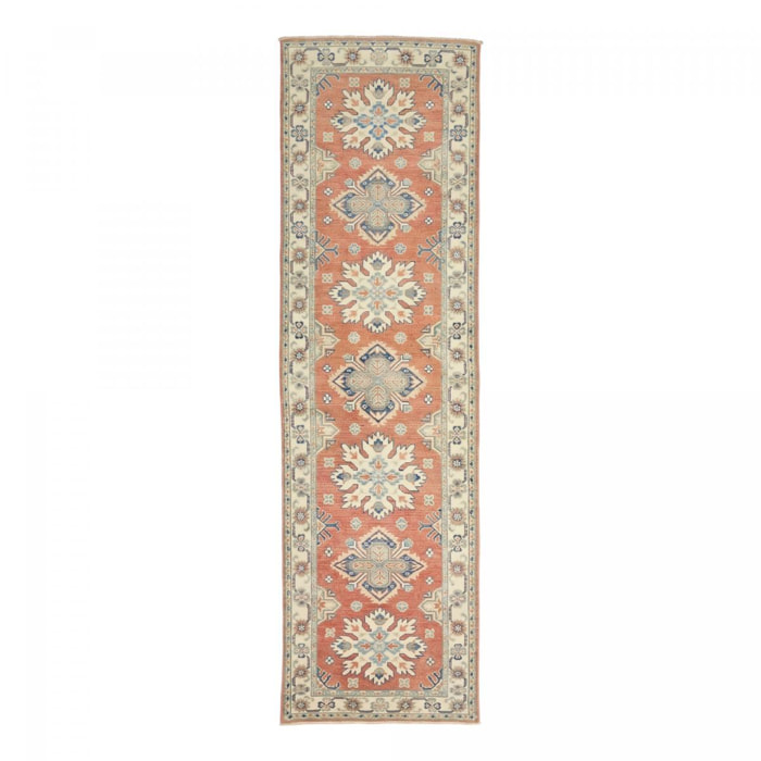 Tapis salon aux motifs géométriques, noué main, INEGE