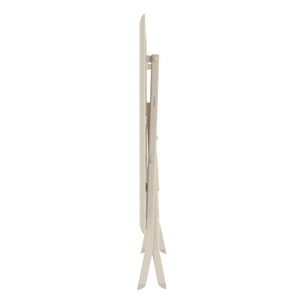 Table de jardin 6 places Azua pliable beige 150x80cm