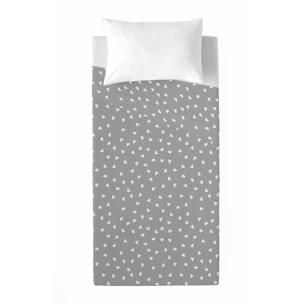Popcorn - Juego de Sábanas Estampadas - Incluye 1 o 2 Fundas de Almohada - 100% Algodón - Love Dots