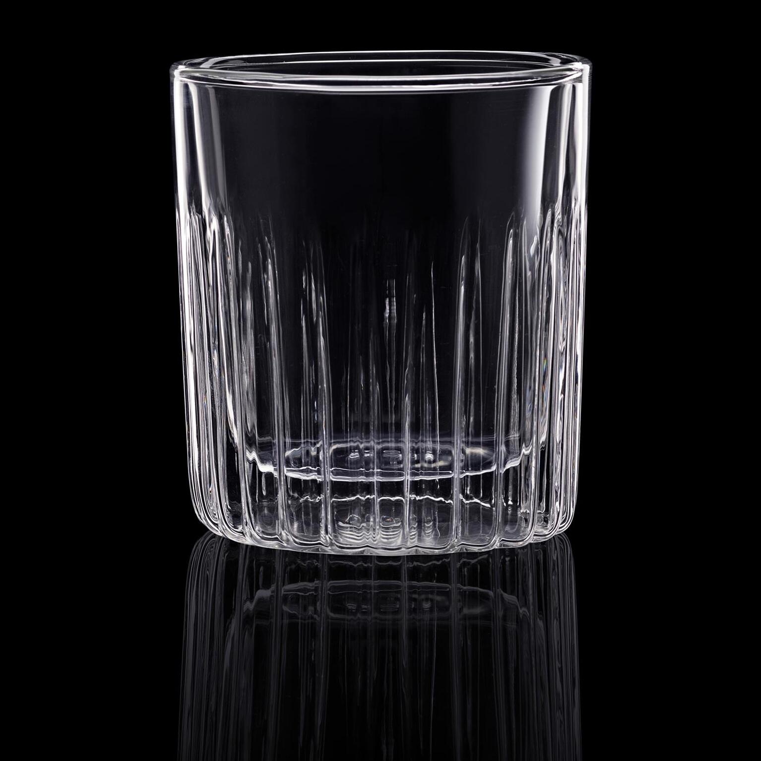 Set de 2 vasos 300ml mixology de doble pared en borosilicato masterpro