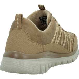 Sneakers De  Mujer 100889s Graceful Cozy Hug Marron Claro
