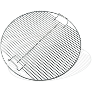 Grille barbecue WEBER de cuisson chromée pour barbecue 57 cm