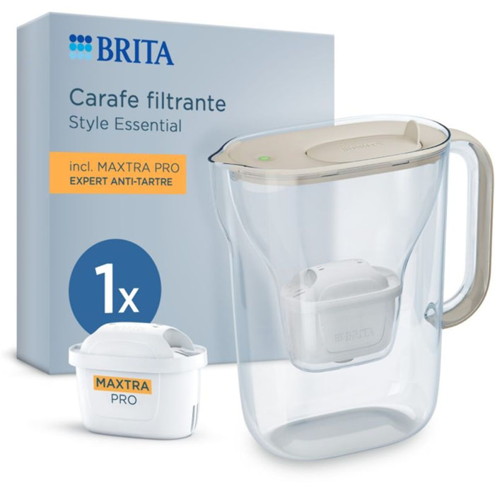 Carafe filtrante BRITA Essential sable