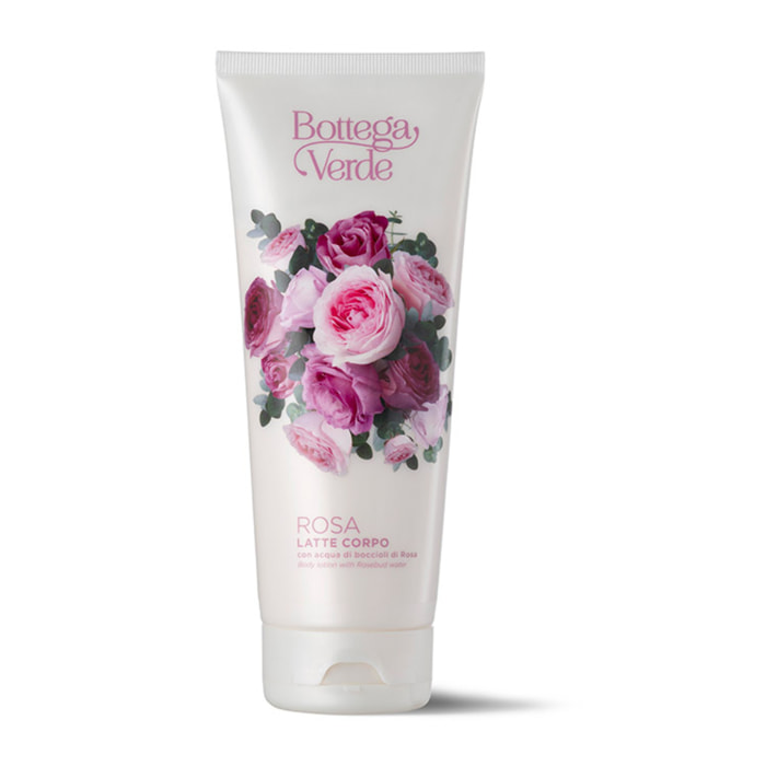 Rosa - Leche corporal con agua de capullos de Rosa (200 ml)