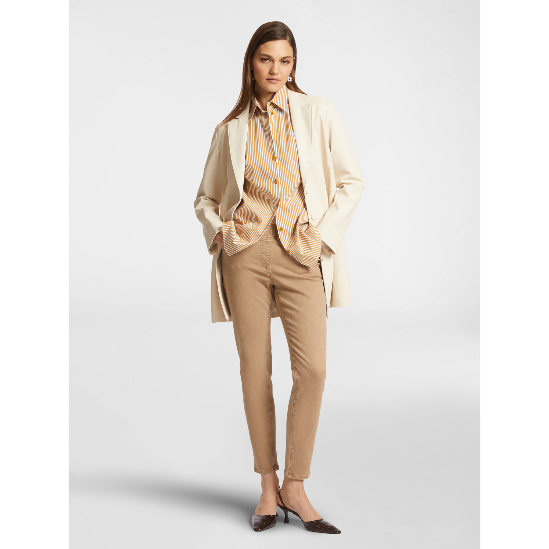 Elena Mirò - Jeggings pull on, "Pat" - Beige