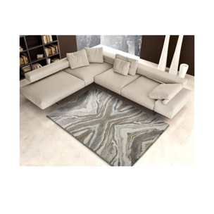 WEIMAR Alfombra abstracta de pelo corto beige, varias medidas disponibles.