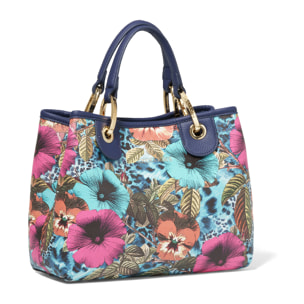 Borsa a mano  da donna In Poliestere e Poliuretano Prodotto artigianale 28x21,5x13 cm