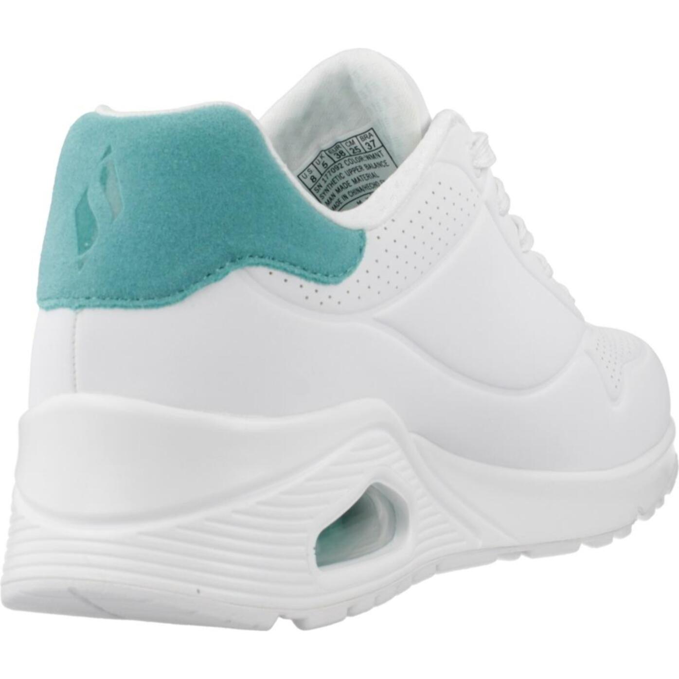 Sneakers De  Mujer 177092s Uno Blanco