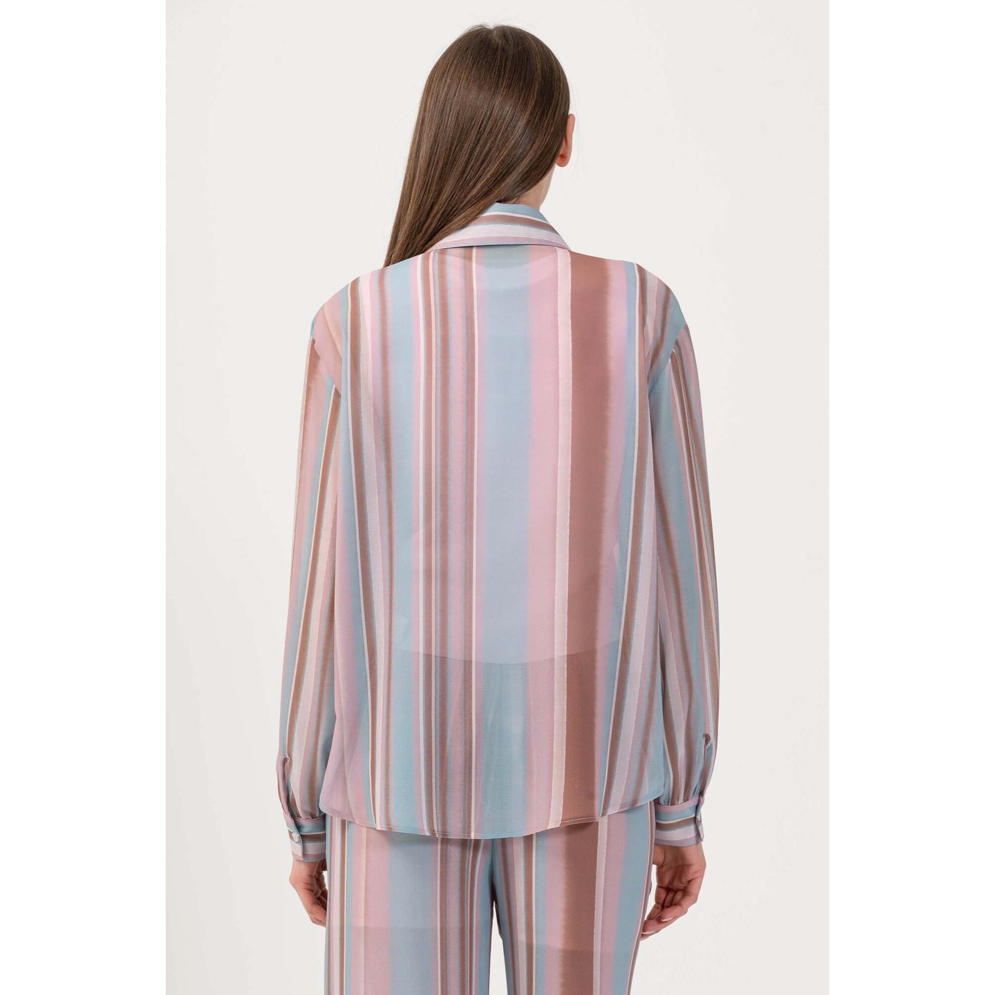 Kocca - Camicia in fantasia a righe Donna