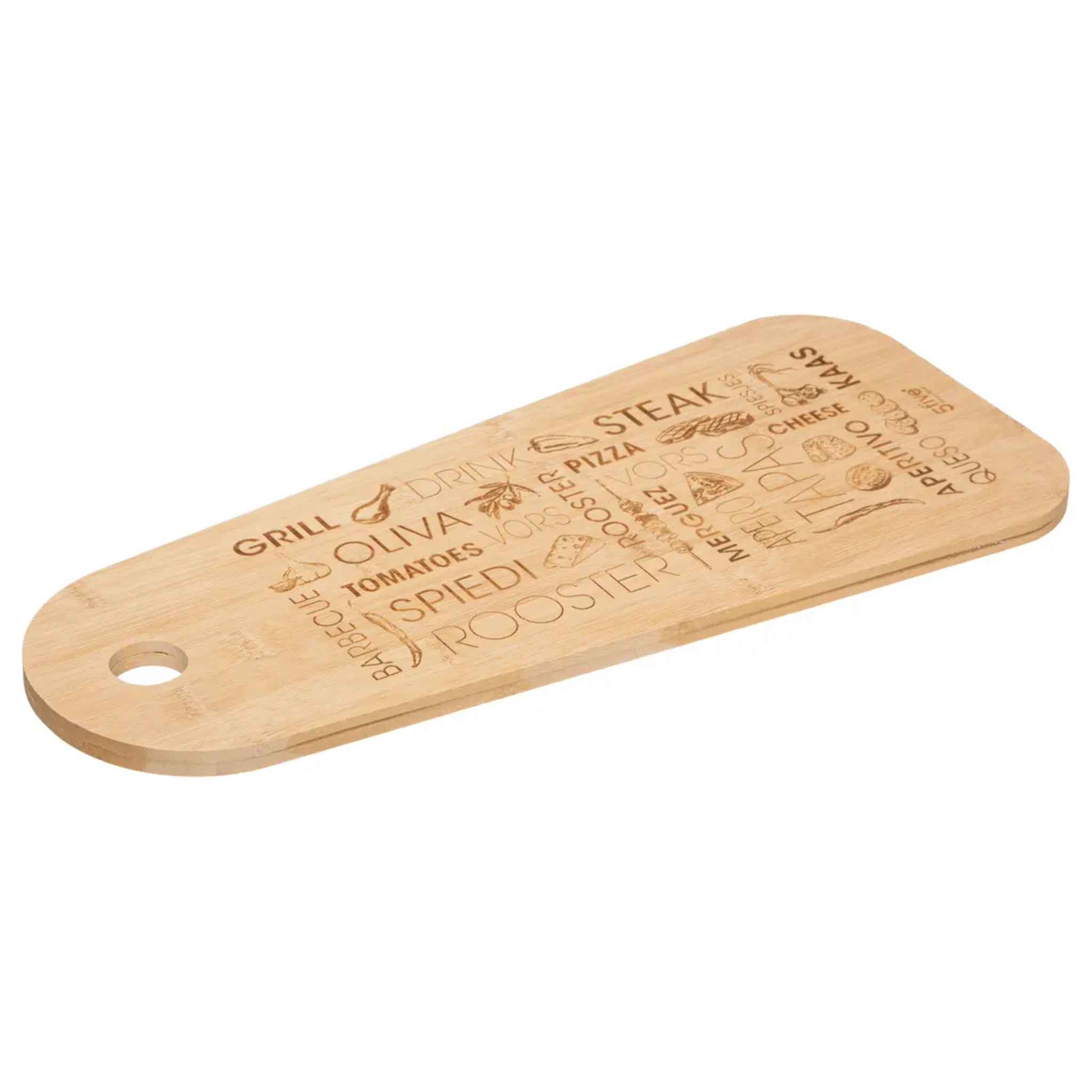 Planche à découper tapas 45cm bambou