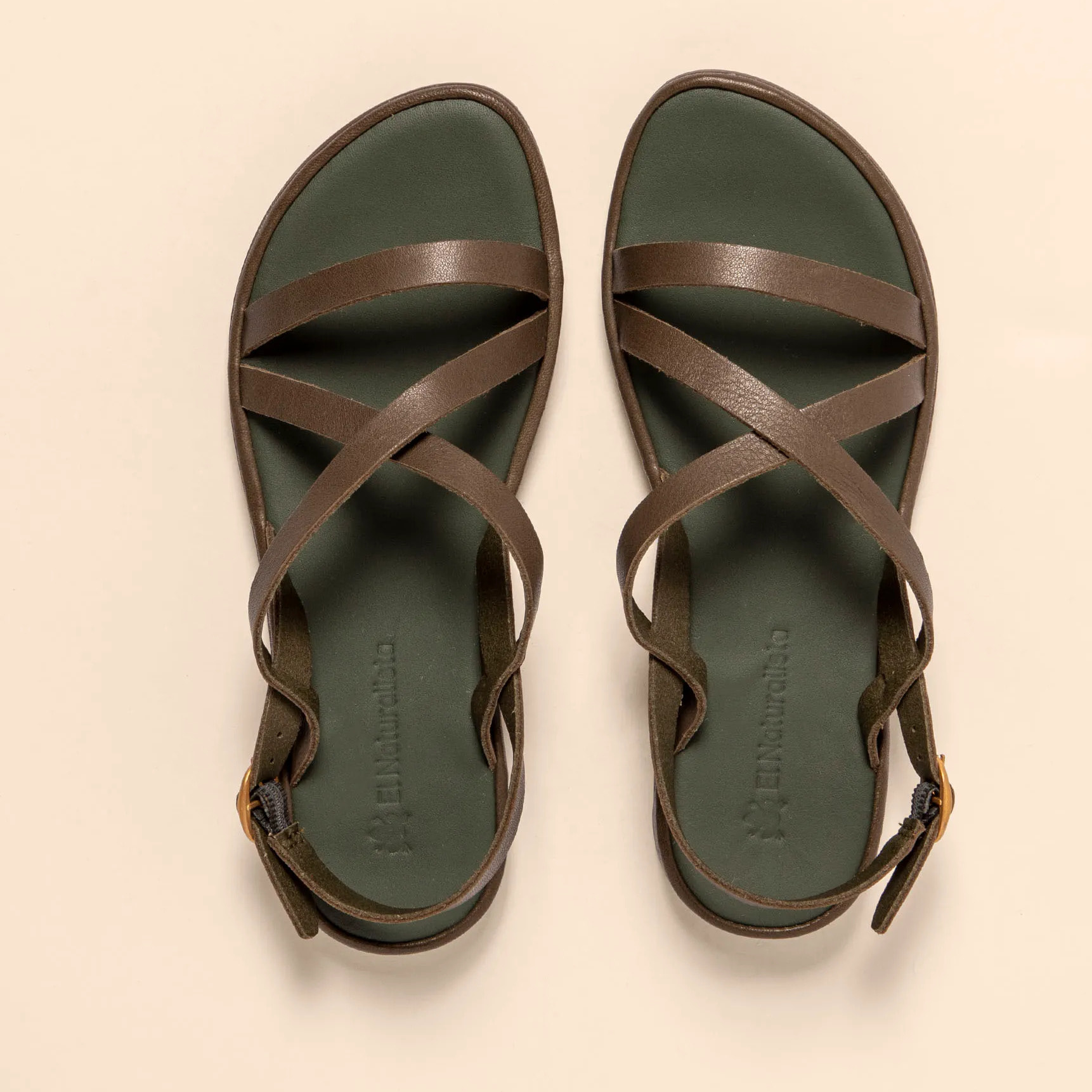 Sandalias N5694 SOFT NAPPA FOREST / TULIP color Forest