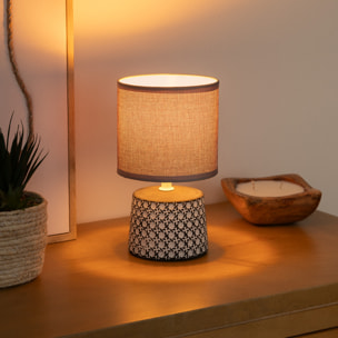 Lampe" Yojoa" - céramique H23 cm