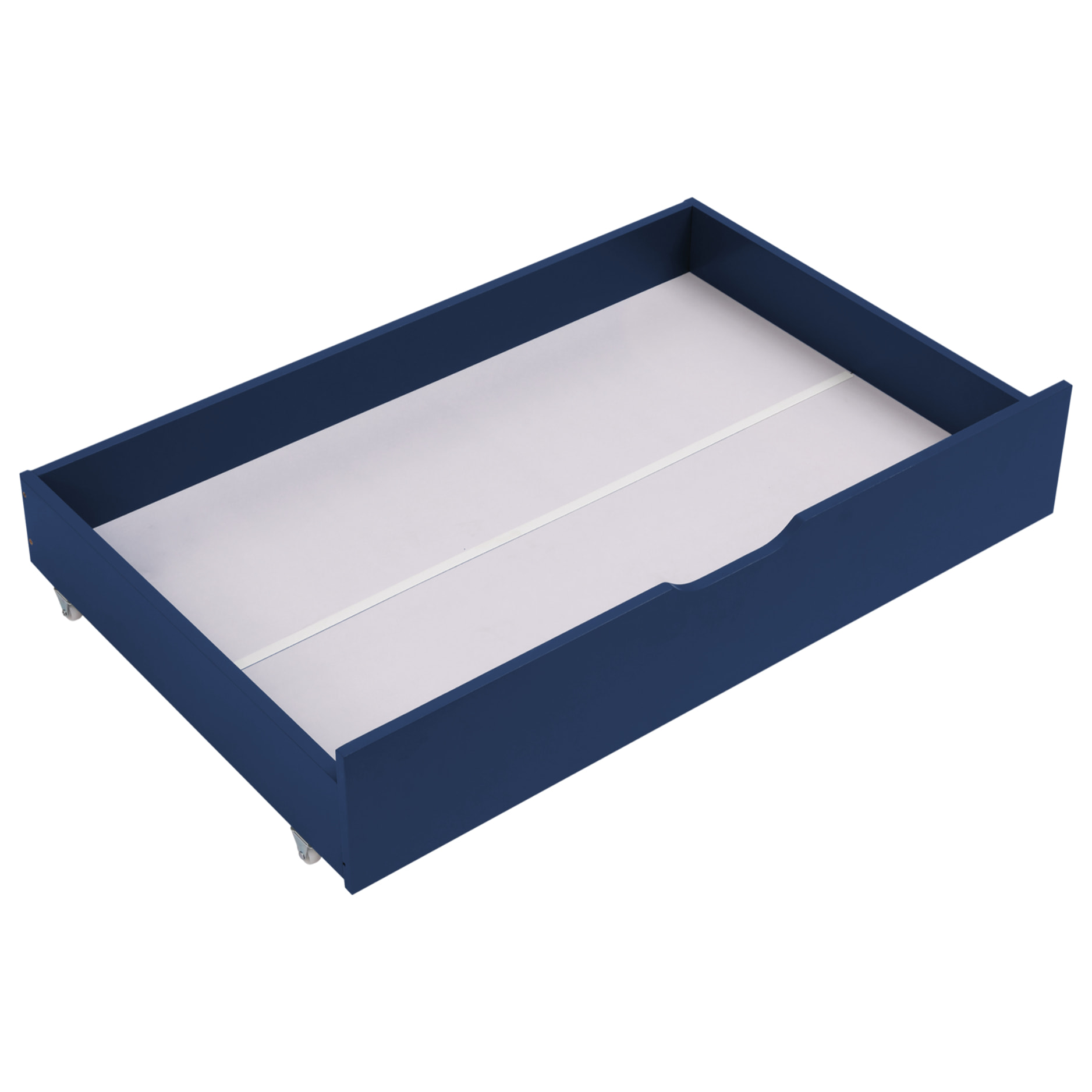 Lit pour enfant 190x90cm bleu foncé avec tiroirs ADAM