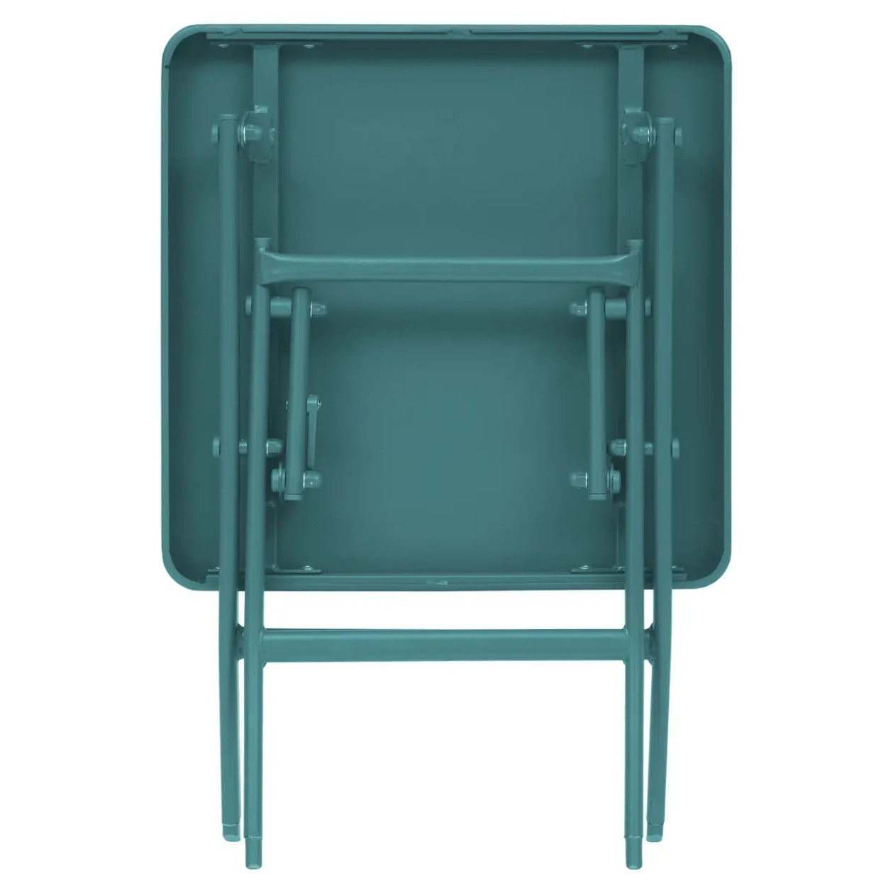 Table d'appoint de jardin Greensboro 40x40cm vert opale