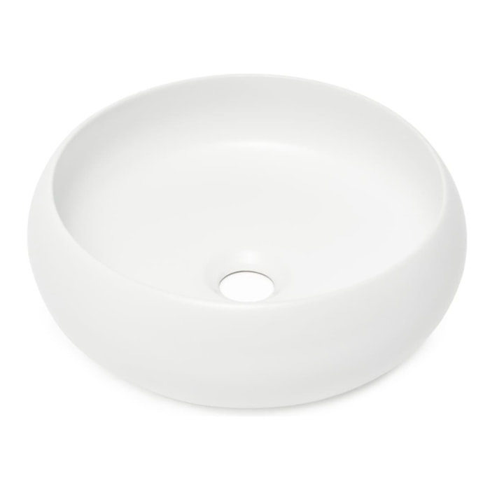 Swiss Aqua Technologies Feel lavabo à poser 36x36 cm mat sans trop-plein (SATUMFEEL3636M)
