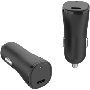 Chargeur allume cigare ESSENTIELB USB-C 20W Noir