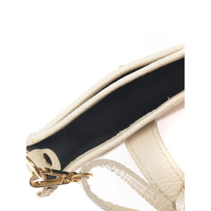 Borsa a spalla Anna Luchini Beige