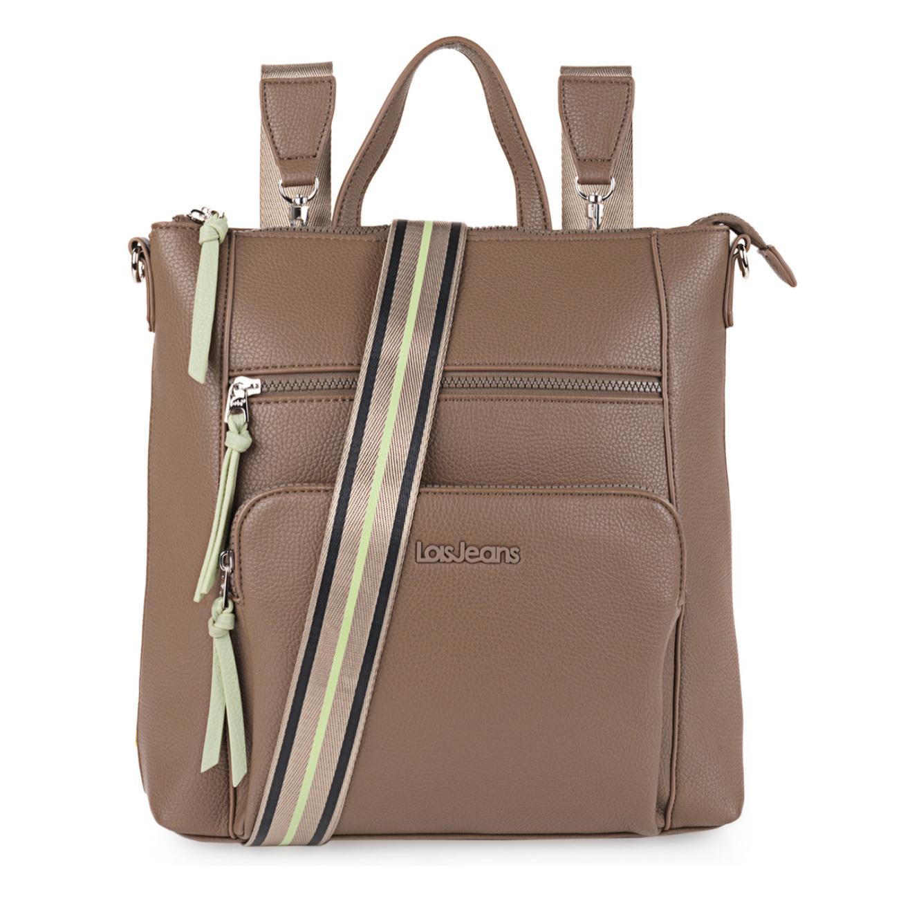 Bolso Mochila Mujer Lois Crandell Taupe