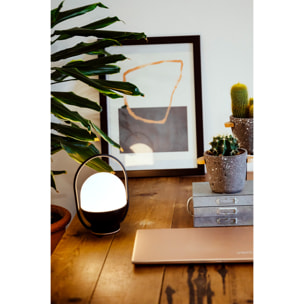 TAKE AWAY Lampe portable noire