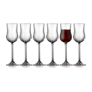 Set de 6 verres à Porto/Grappa Juvel 9 cl