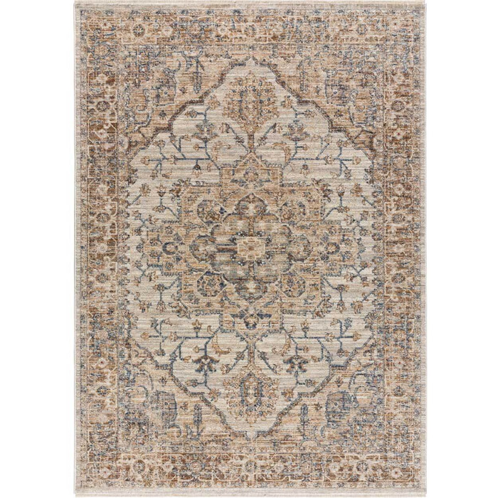 SAMARKAND Alfombra estilo vintage de pelo corto multicolor, varias medidas disponibles