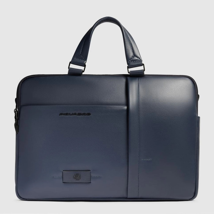Piquadro Borsa porta pc e porta iPad® in pelle con protezioni antiurto e RFID