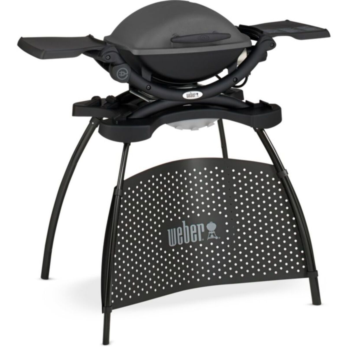 Barbecue électrique WEBER Q 1400 Stand dark grey Grill  sur pieds, 43x32 cm