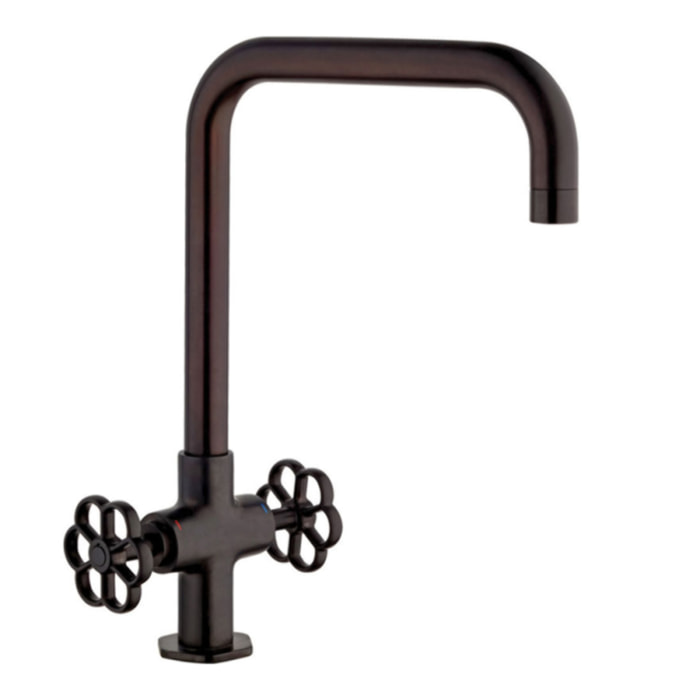 PAINI Mélangeur cuisine Induss Bec haut noir mat - manette noire