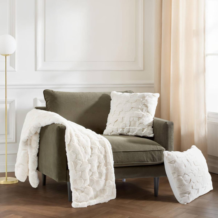 Plaid Nalia 120x160cm blanc