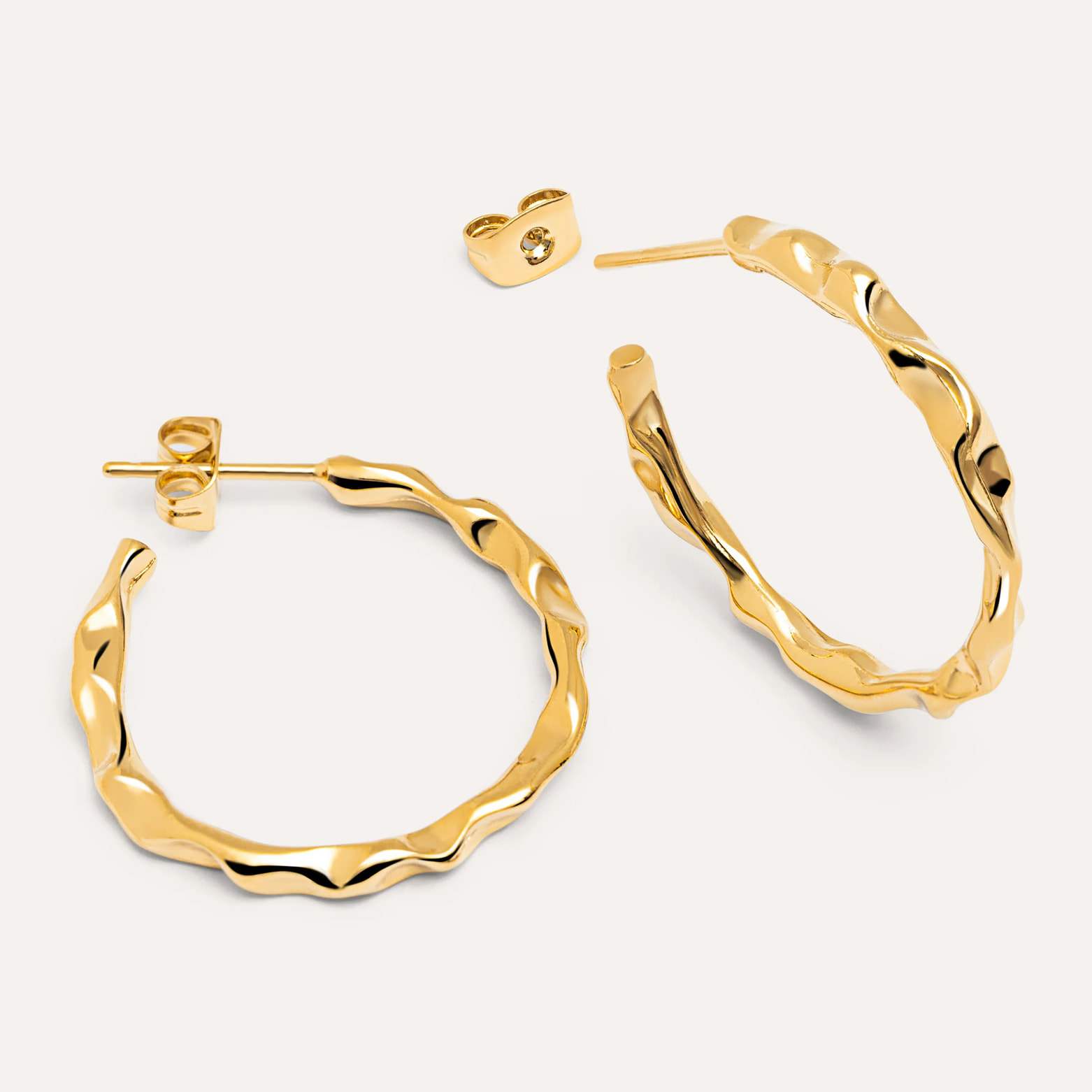 Orecchino Lake Placcato Oro