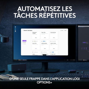Clavier sans fil LOGITECH MX Keys S  Silencieux Graphite