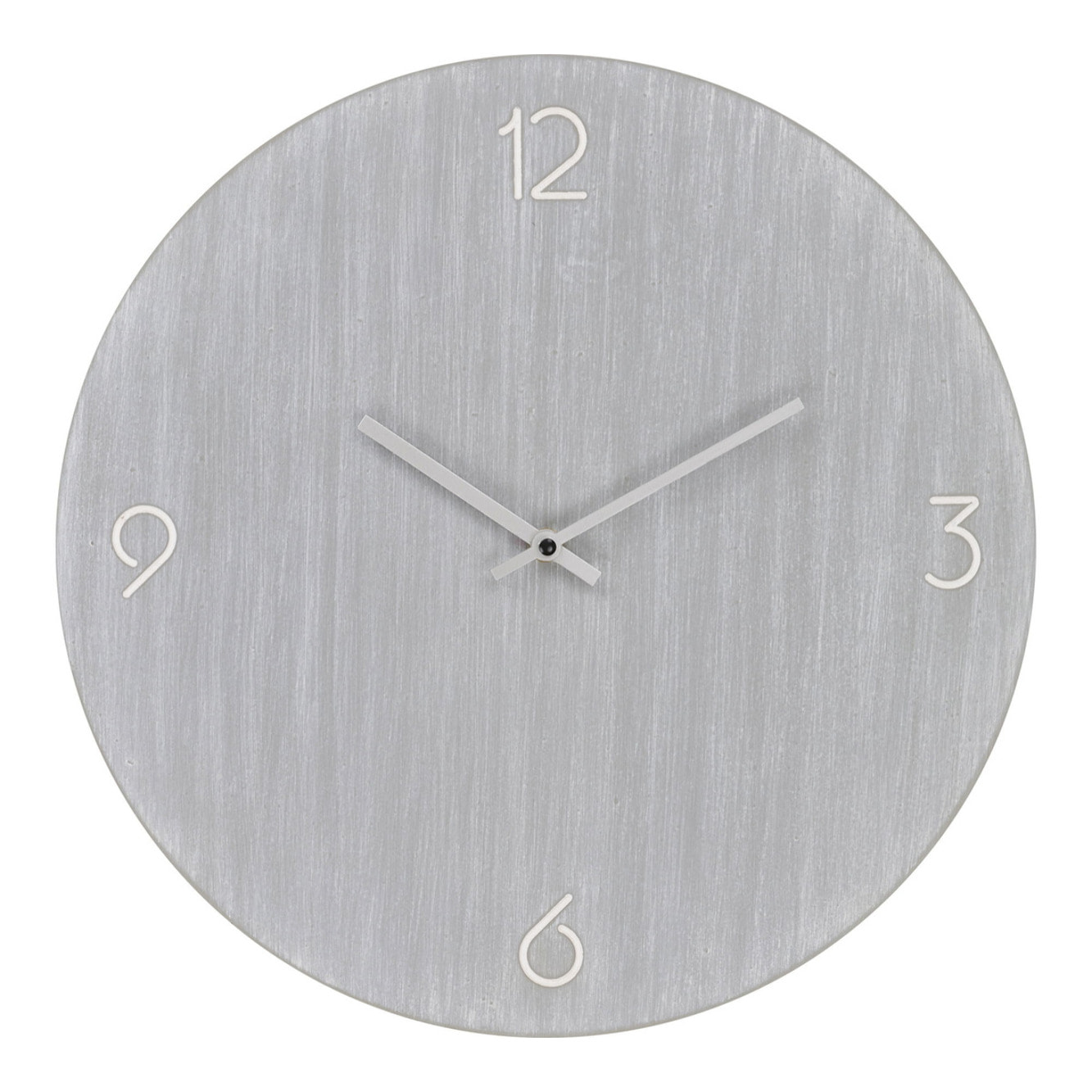 Orologio da parete Ravenna in MDF grigio chiaro con movimento silenzioso ø40 cm