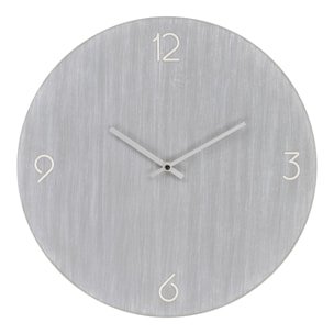 Orologio da parete Ravenna in MDF grigio chiaro con movimento silenzioso ø40 cm