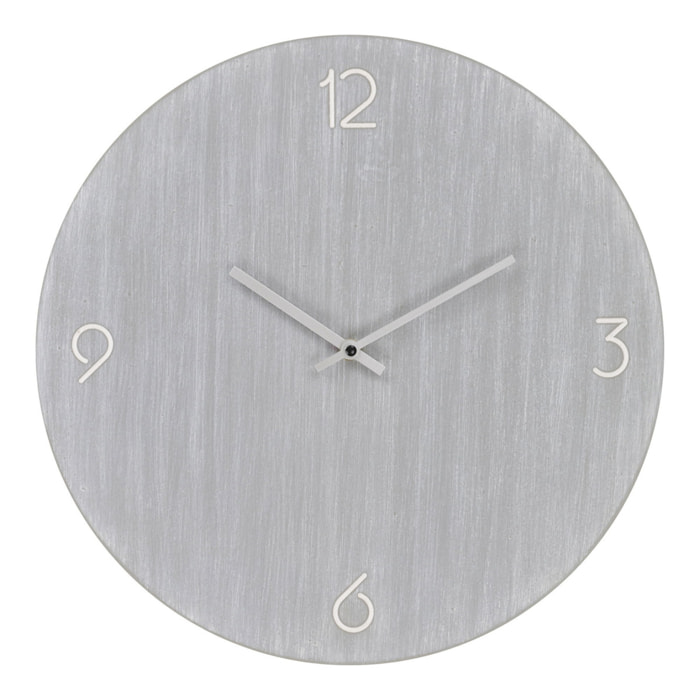 Orologio da parete Ravenna in MDF grigio chiaro con movimento silenzioso ø40 cm