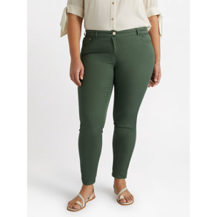 Fiorella Rubino - pantalones pitillo - Verde militare